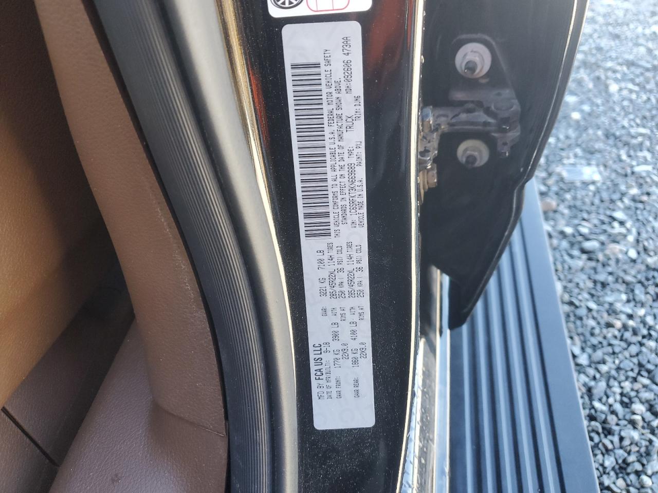 2019 Ram 1500 Longhorn VIN: 1C6SRFKT3KN669689 Lot: 90497865