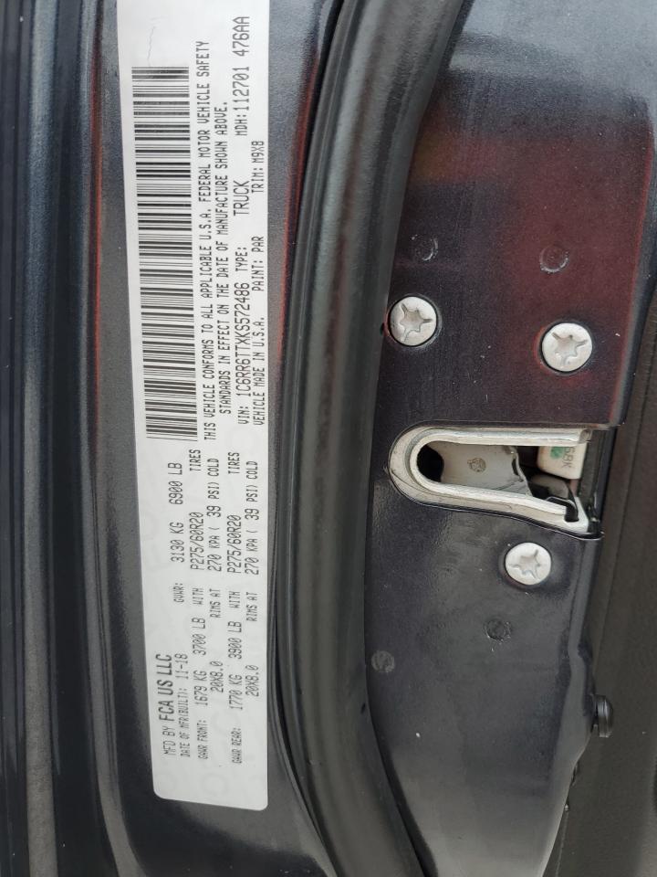 2019 Ram 1500 Classic Slt VIN: 1C6RR6TTXKS572486 Lot: 92816165