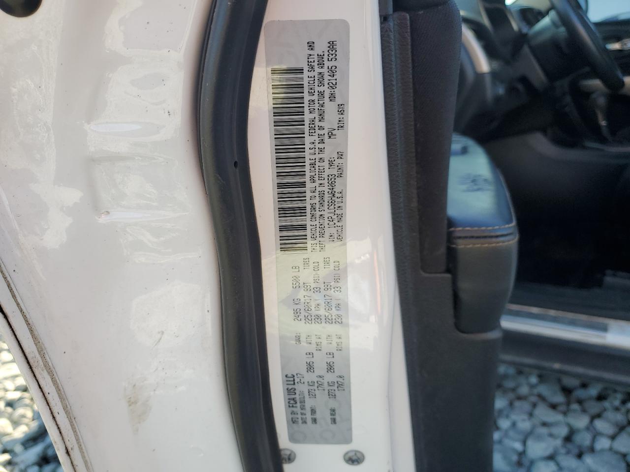 2017 Jeep Cherokee Latitude VIN: 1C4PJLCS6HW640653 Lot: 92017515