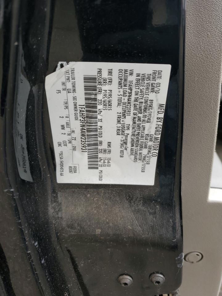 2010 Ford Focus Se VIN: 1FAHP3FN4AW235931 Lot: 91094035