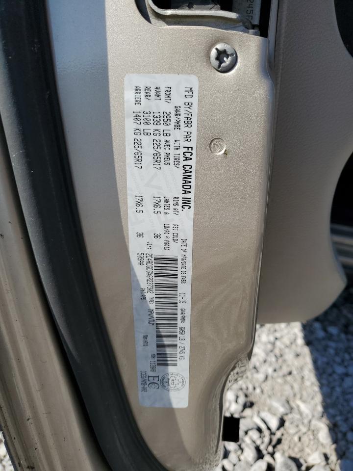 2016 Dodge Grand Caravan Crew VIN: 2C4RDGDGXGR237302 Lot: 92449795