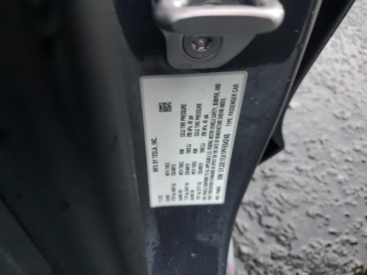 2023 Tesla Model 3 VIN: 5YJ3E1EA1PF694246 Lot: 93032465