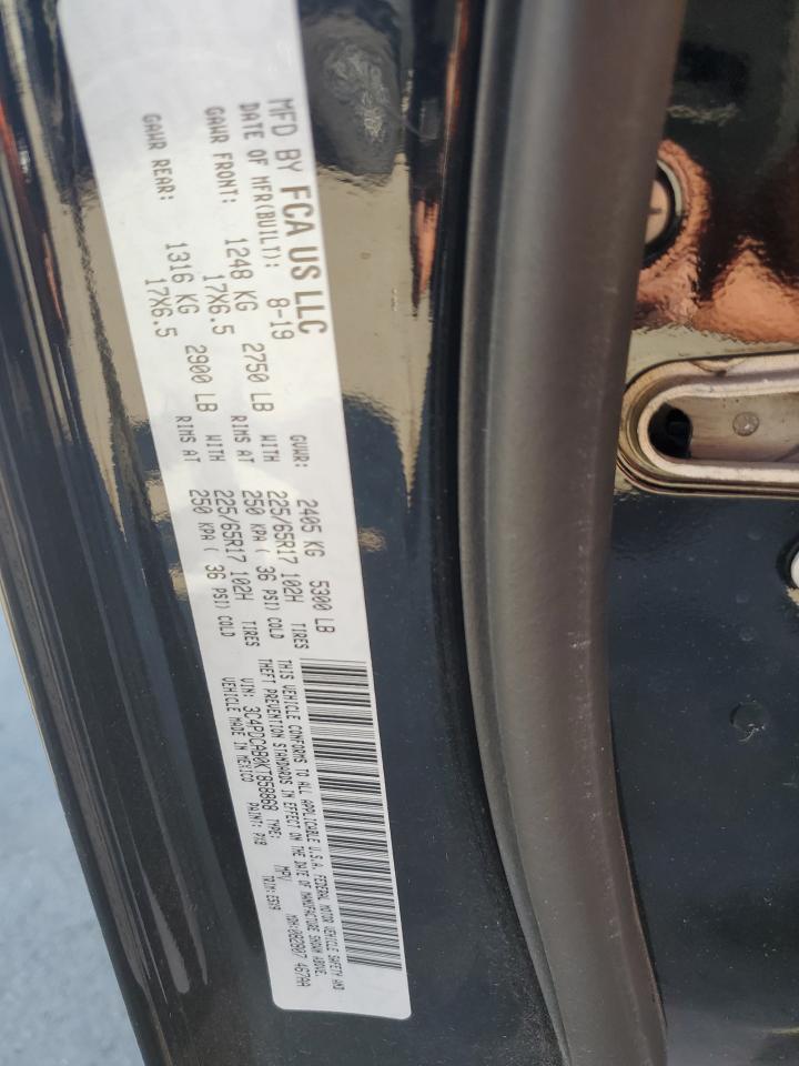 2019 Dodge Journey Se VIN: 3C4PDCAB0KT858868 Lot: 93316075