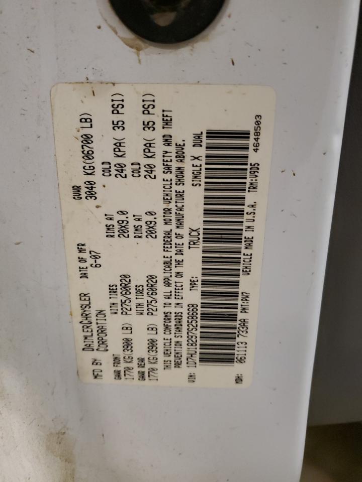 2007 Dodge Ram 1500 St VIN: 1D7HU18297S258668 Lot: 91876205