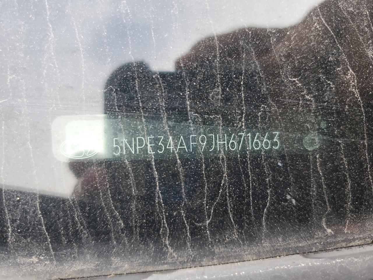 2018 Hyundai Sonata Sport VIN: 5NPE34AF9JH671663 Lot: 93722065