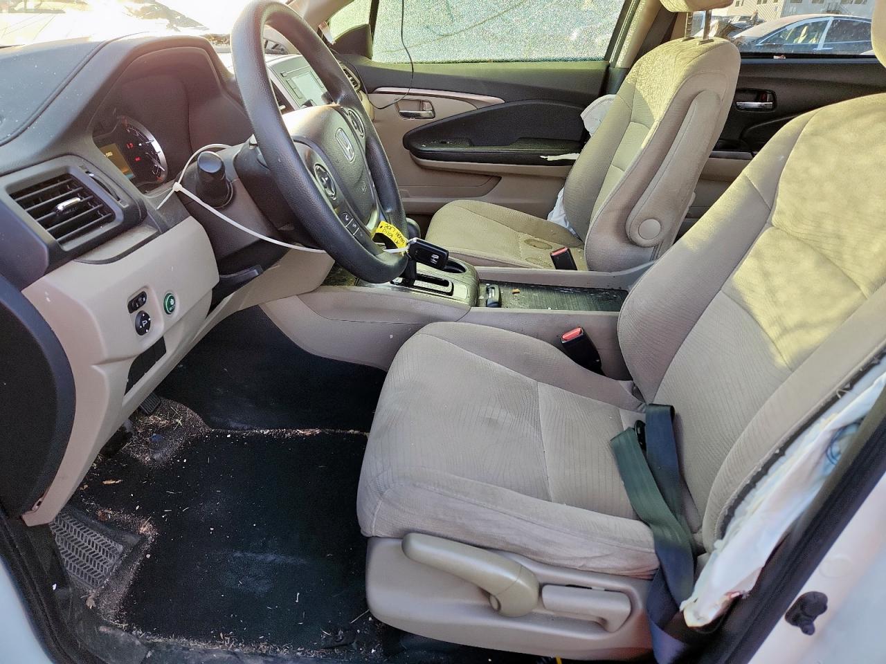 2017 Honda Pilot Lx VIN: 5FNYF5H12HB037236 Lot: 92325625