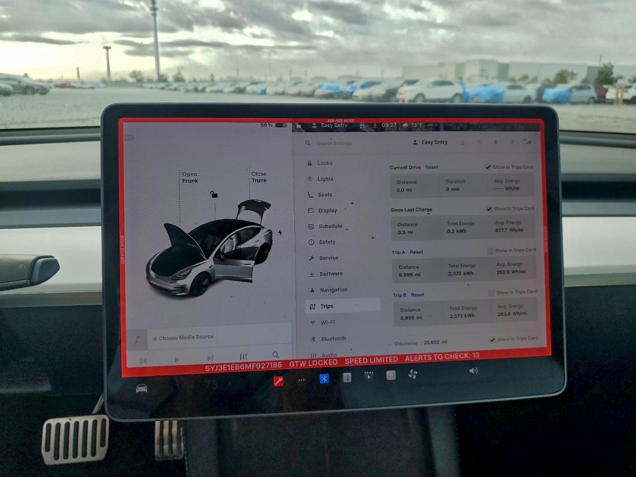 2021 Tesla Model 3 VIN: 5YJ3E1EB6MF927185 Lot: 94102815