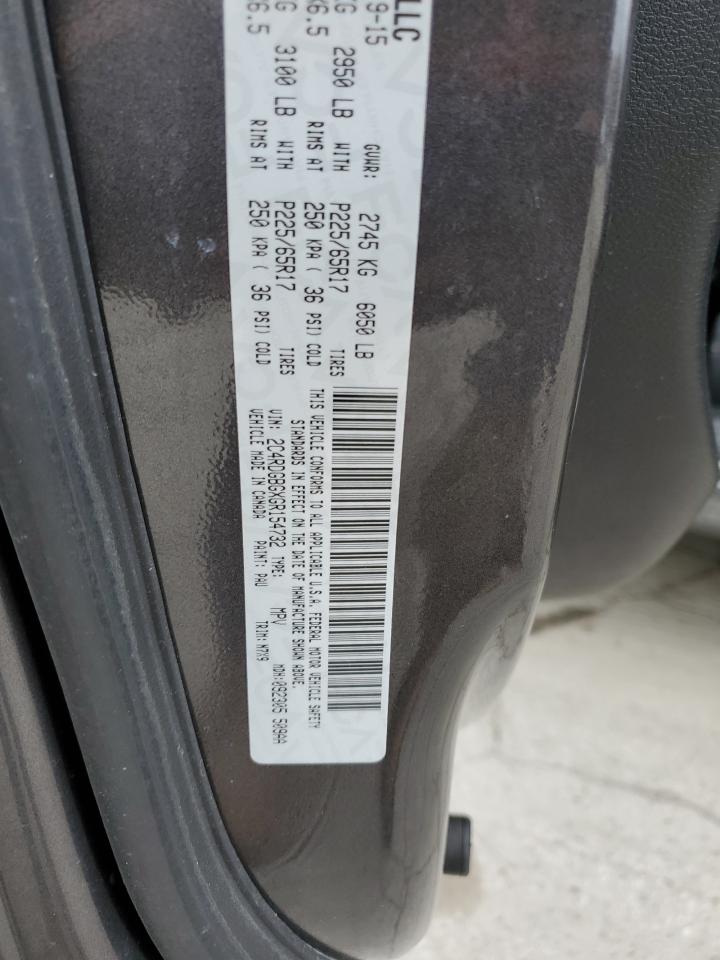 2016 Dodge Grand Caravan Se VIN: 2C4RDGBGXGR154732 Lot: 93105725