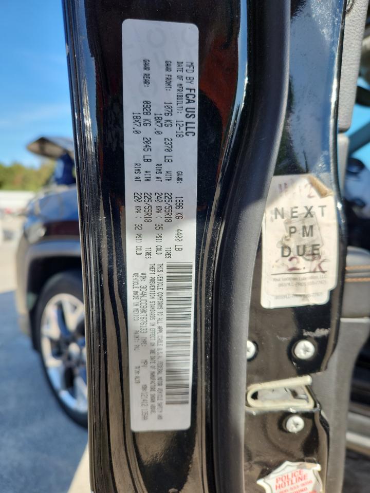 2019 Jeep Compass Limited VIN: 3C4NJCCB0KT676133 Lot: 93532925