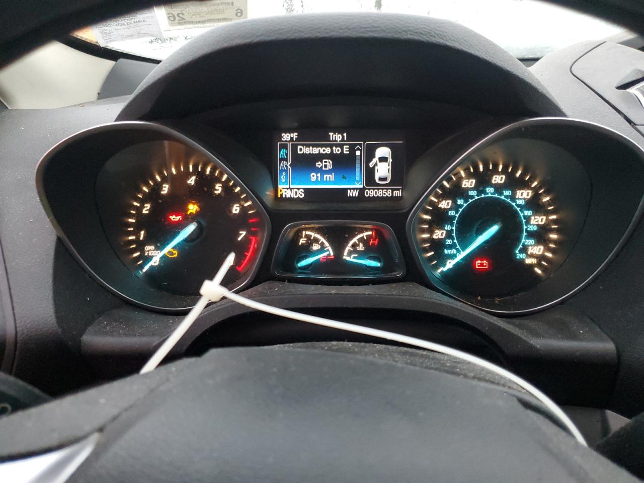 2016 Ford Escape Se VIN: 1FMCU0GX7GUB44194 Lot: 92353095