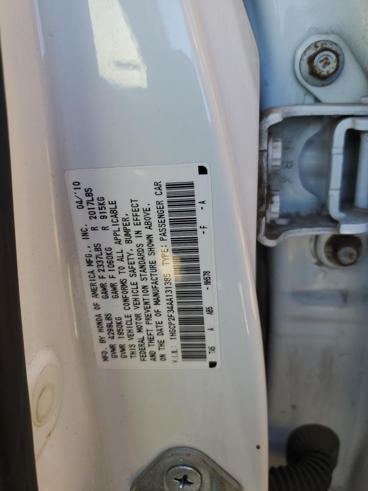 2010 Honda Accord Lx VIN: 1HGCP2F34AA131385 Lot: 93836675