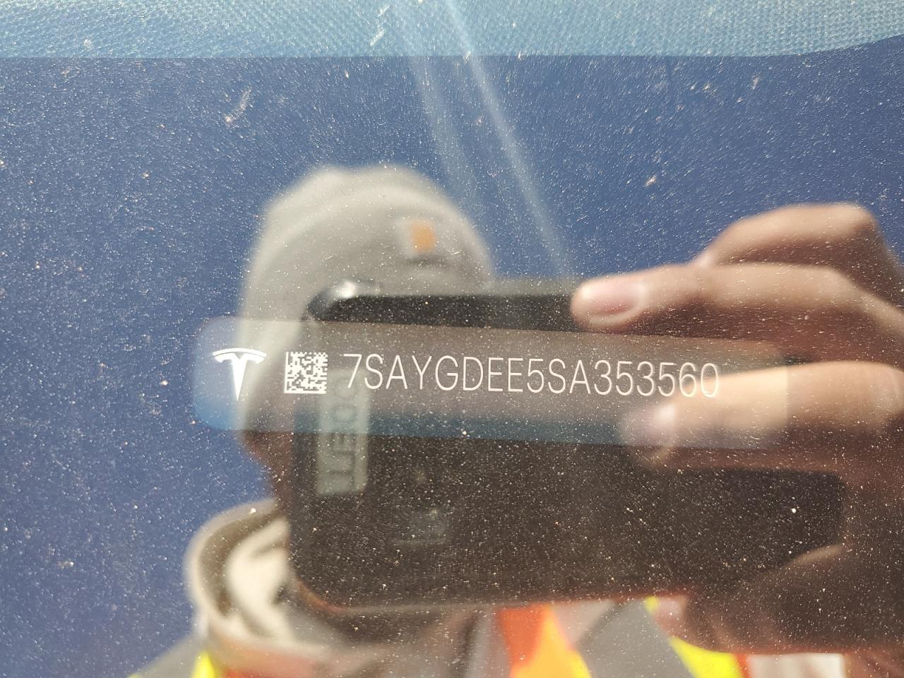 2025 Tesla Model Y VIN: 7SAYGDEE5SA353560 Lot: 92127105