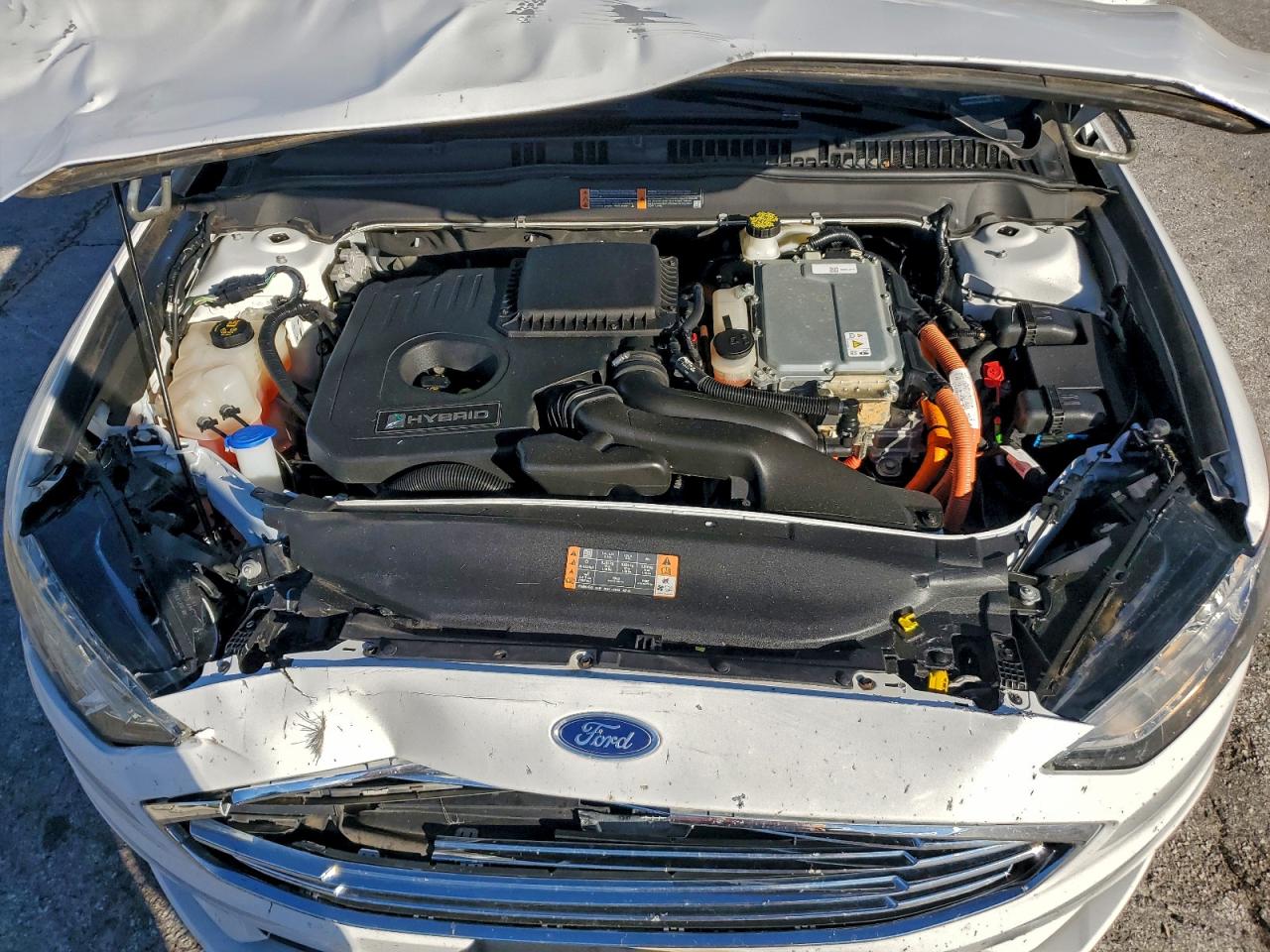 2018 Ford Fusion S Hybrid VIN: 3FA6P0UU8JR100129 Lot: 93633095