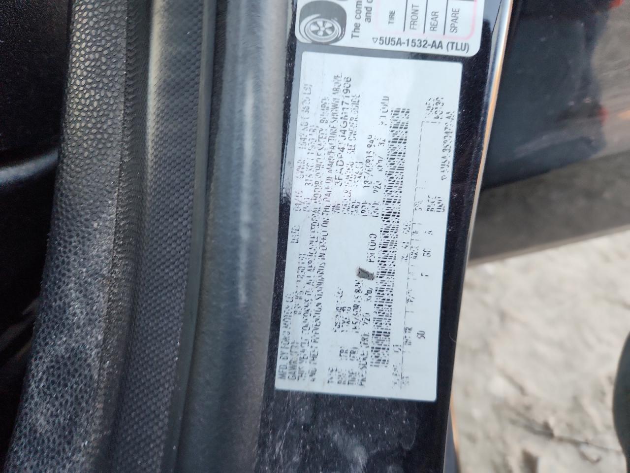 2016 Ford Fiesta S VIN: 3FADP4TJ4GM171906 Lot: 91239735