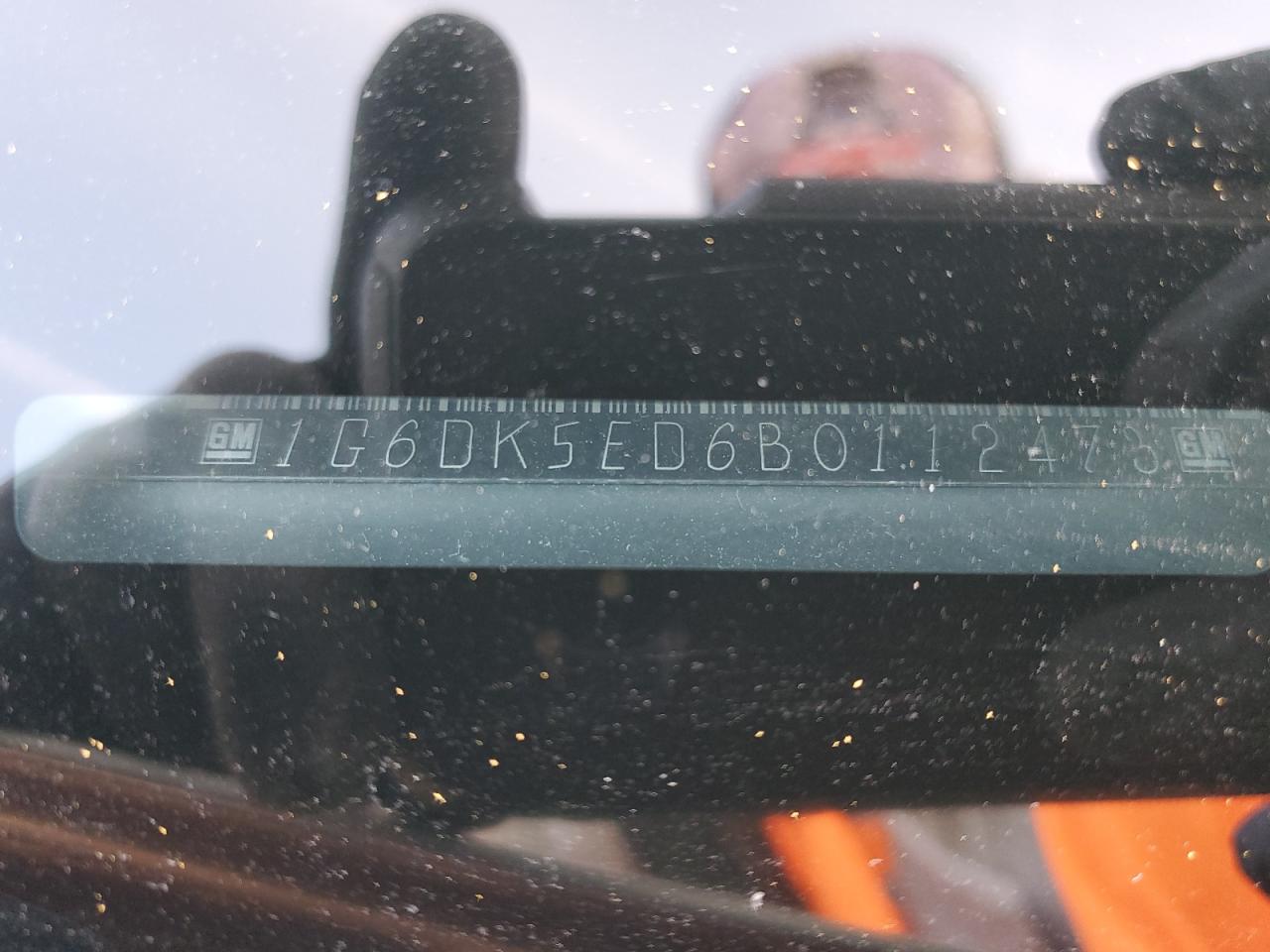 2011 Cadillac Cts Performance Collection VIN: 1G6DK5ED6B0112473 Lot: 92326355