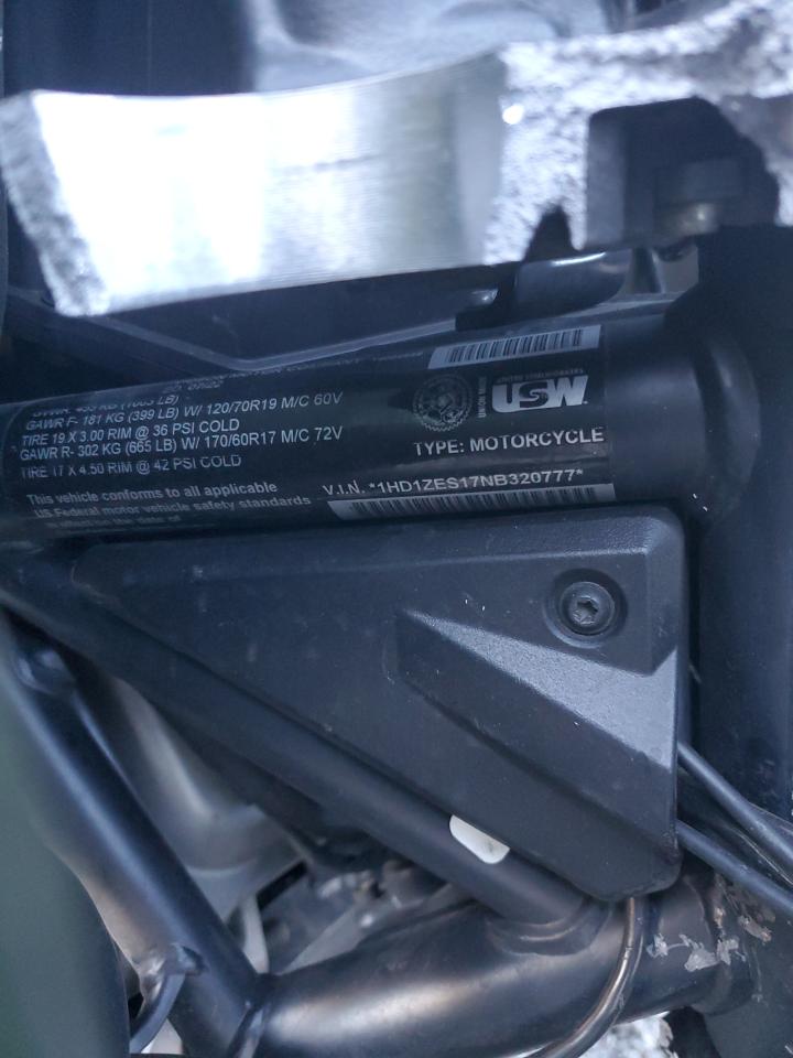 2022 Harley-Davidson Ra1250 S VIN: 1HD1ZES17NB320777 Lot: 91989655