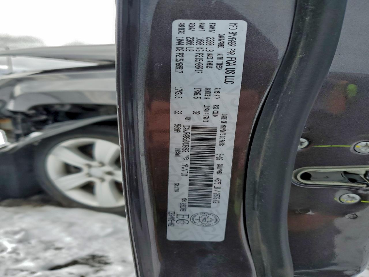 2017 Jeep Patriot VIN: 1C4NJRAB5HD136068 Lot: 93110015