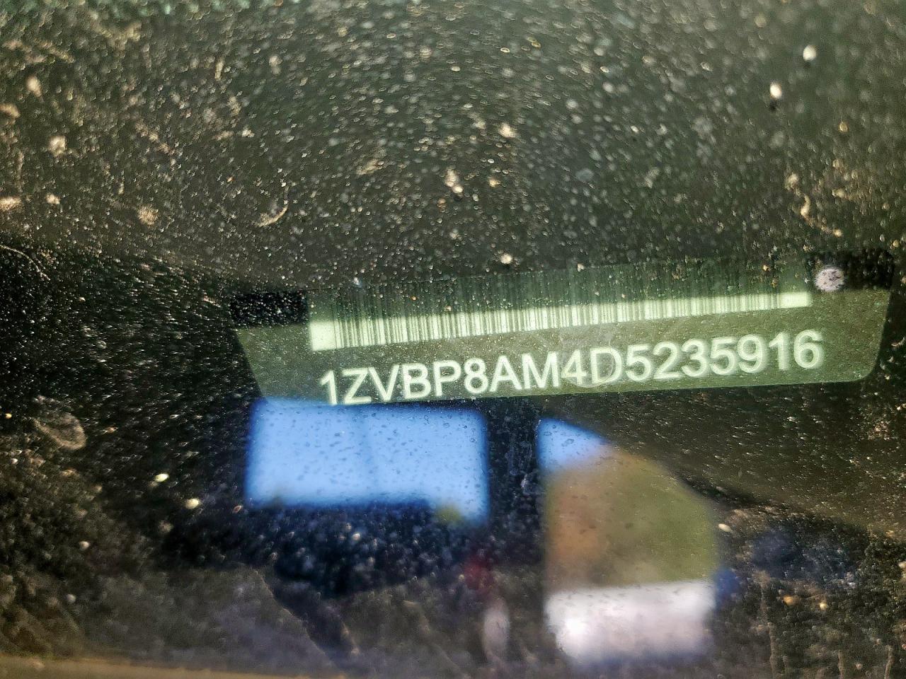 2013 Ford Mustang VIN: 1ZVBP8AM4D5235916 Lot: 91788675