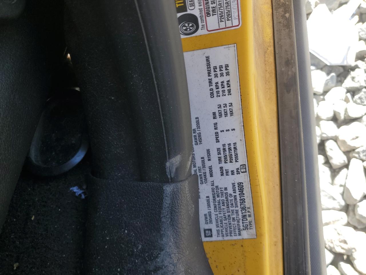 2006 Hummer H3 VIN: 5GTDN136768104609 Lot: 92233545