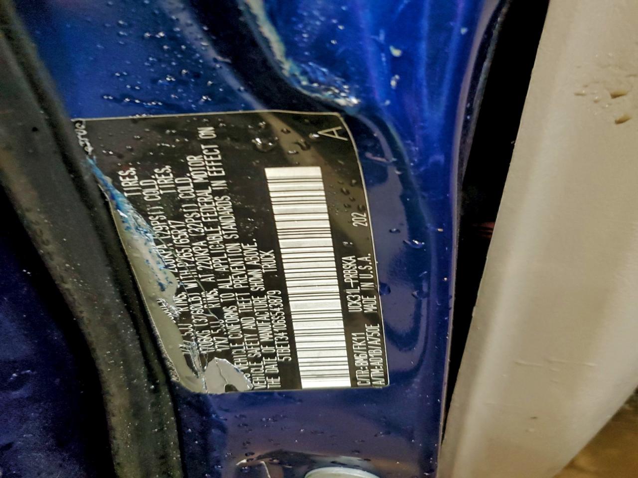 2006 Toyota Tundra Double Cab Sr5 VIN: 5TBET34106S543879 Lot: 93665705