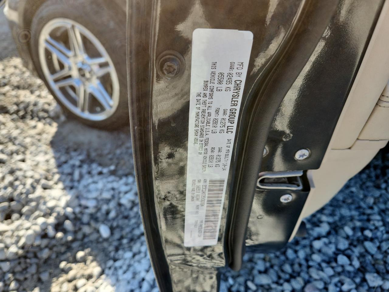 2014 Chrysler 300C VIN: 2C3CCAKT2EH383934 Lot: 91241335