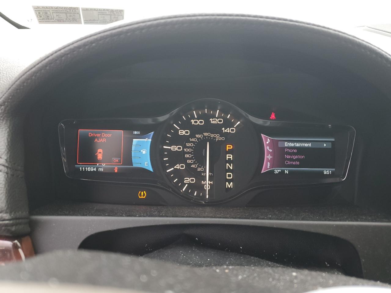 2012 Lincoln Mkx VIN: 2LMDJ8JK0CBL09709 Lot: 93038635