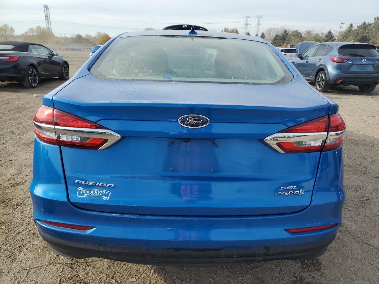 2019 Ford Fusion Sel VIN: 3FA6P0MU5KR136801 Lot: 89435455