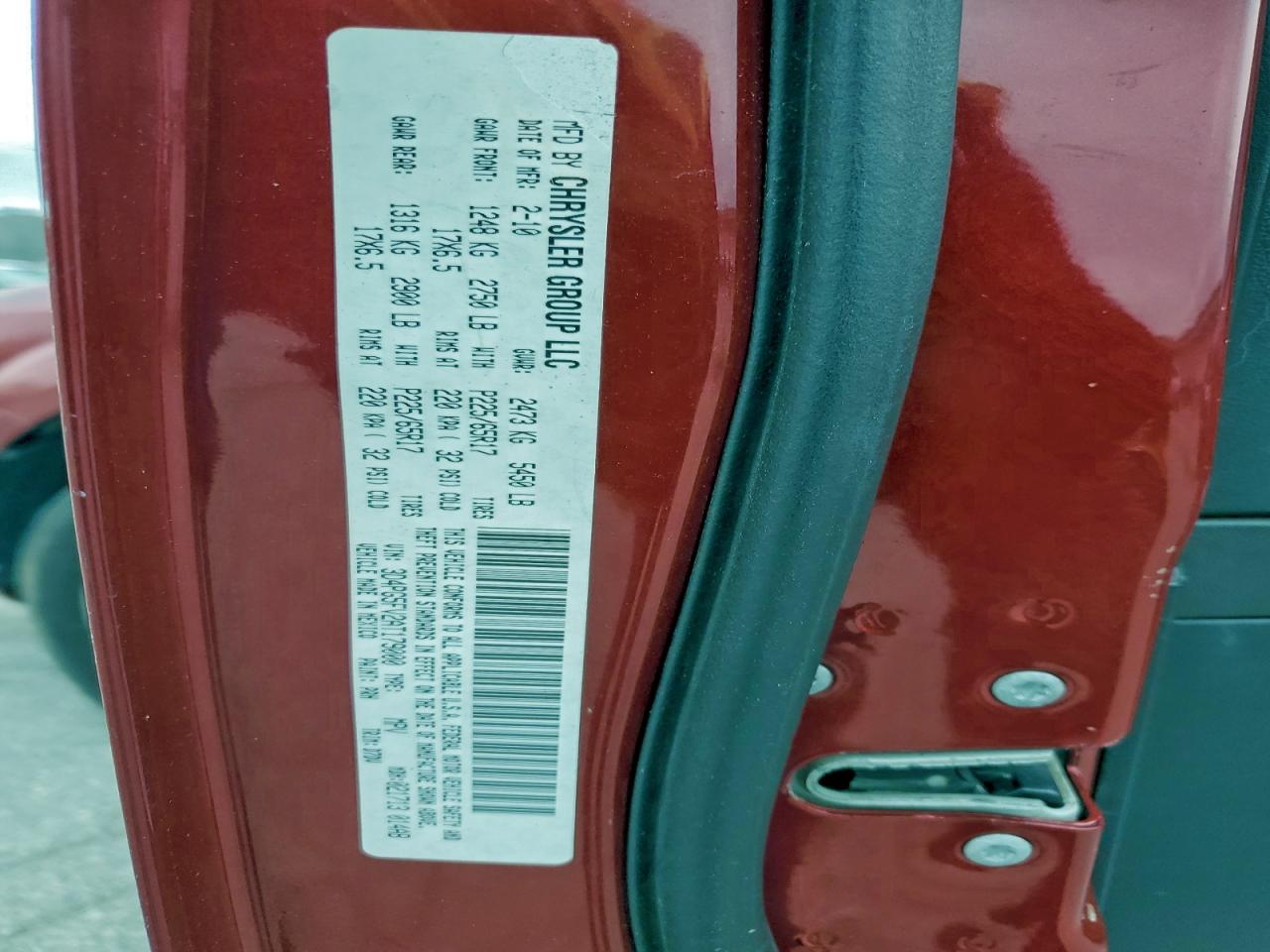 2010 Dodge Journey Sxt VIN: 3D4PG5FV2AT179000 Lot: 93641605