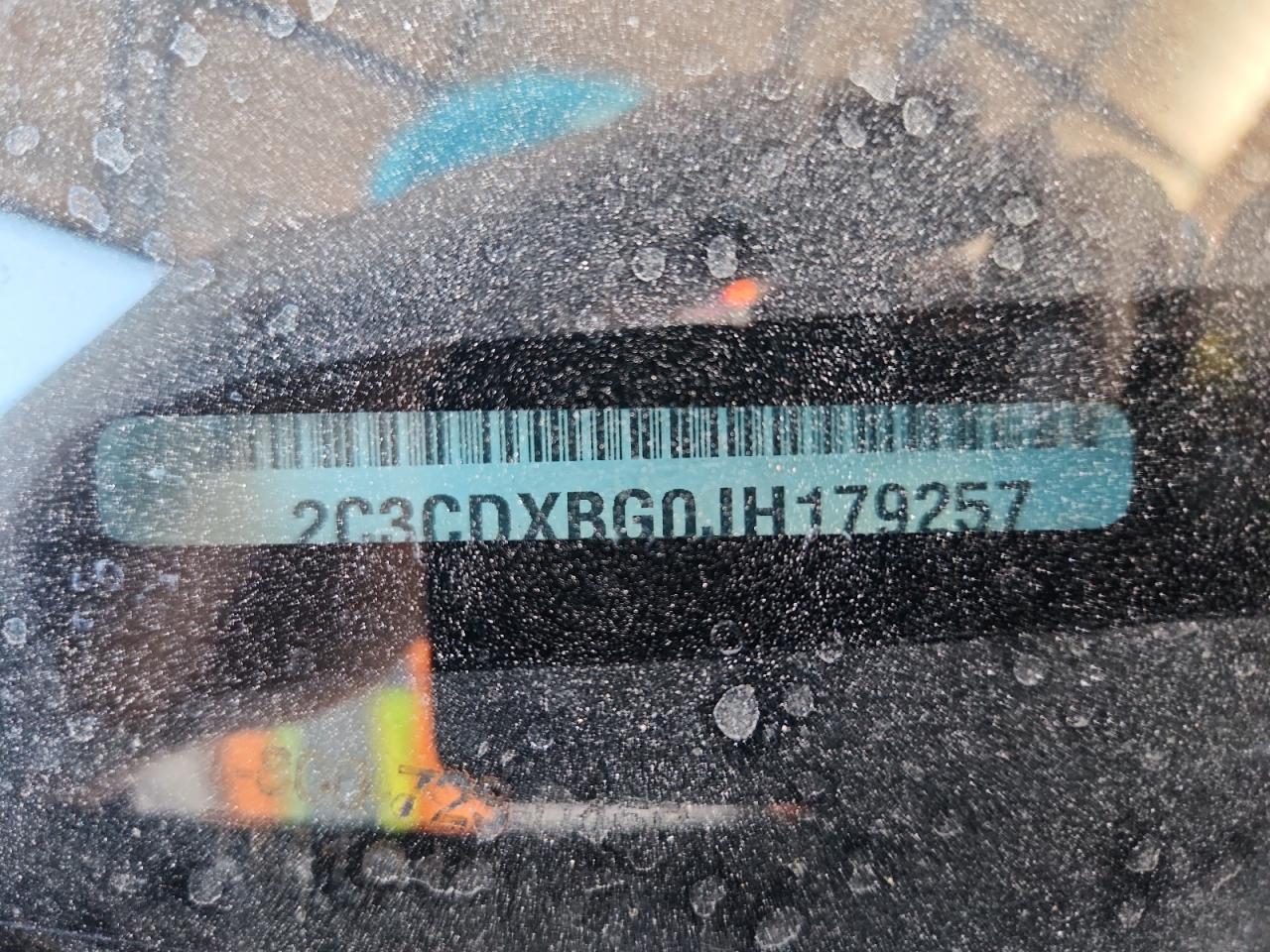 2018 Dodge Charger Sxt VIN: 2C3CDXBG0JH179257 Lot: 92266655