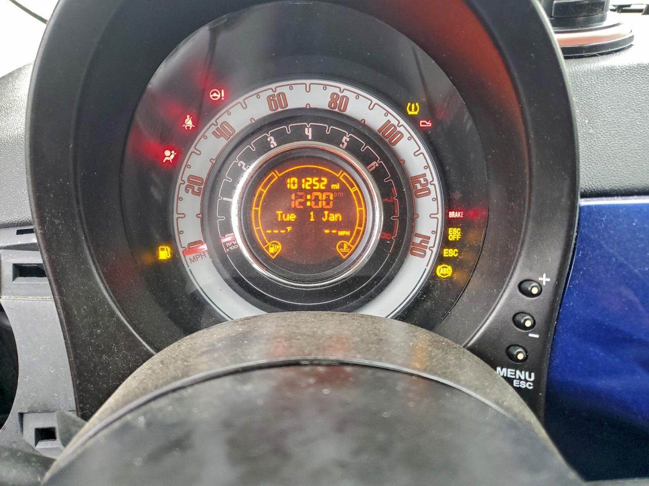 2012 Fiat 500 Pop VIN: 3C3CFFAR9CT244124 Lot: 93553575