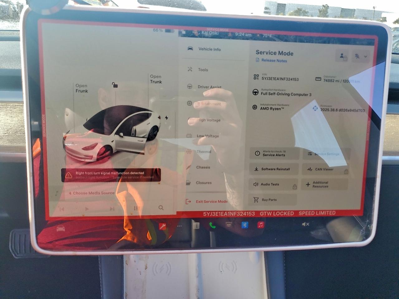 2022 Tesla Model 3 VIN: 5YJ3E1EA1NF324153 Lot: 93927065