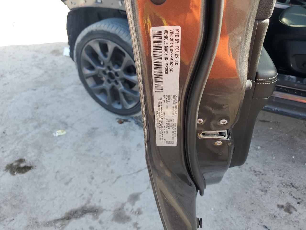 2021 Jeep Compass 80Th Edition VIN: 3C4NJDEB2MT529947 Lot: 92061285