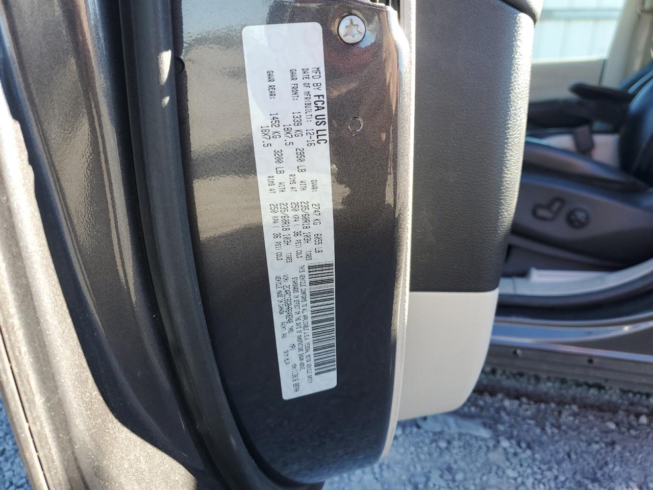 2017 Chrysler Pacifica Touring L VIN: 2C4RC1BG8HR648248 Lot: 91083415