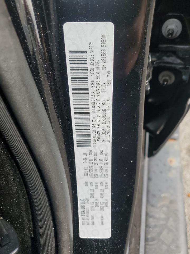 2020 Ram 1500 Big Horn/Lone Star VIN: 1C6SRFFT1LN303886 Lot: 93622445