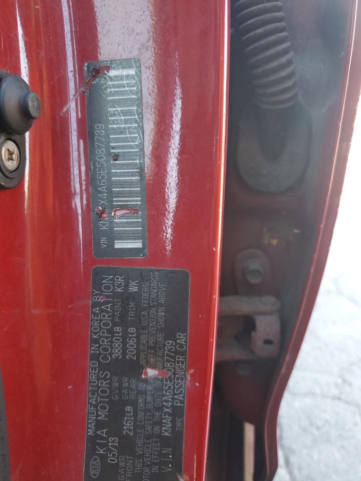 2014 Kia Forte Lx VIN: KNAFX4A65E5087739 Lot: 85437625