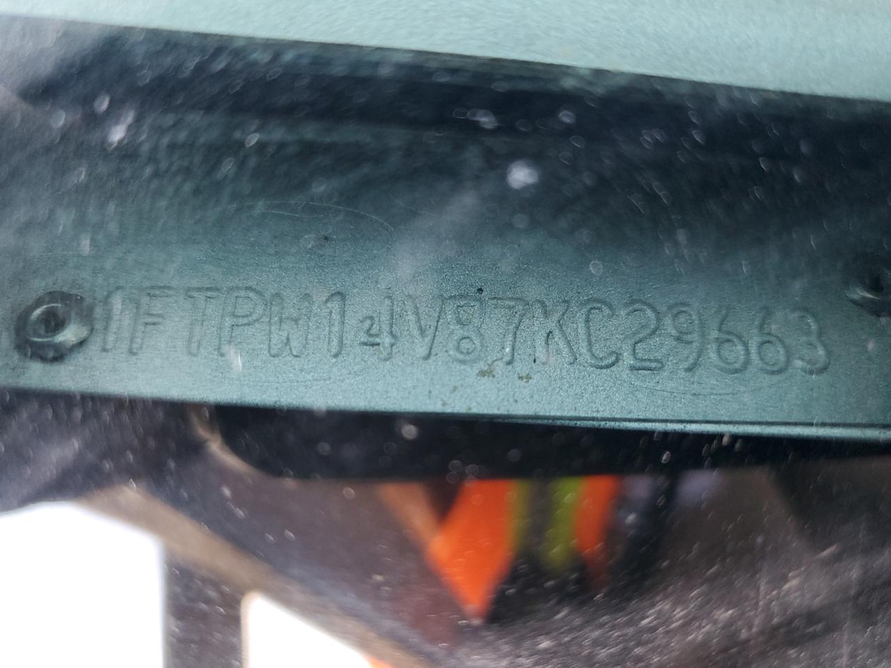 2007 Ford F150 Supercrew VIN: 1FTPW14V87KC29663 Lot: 93896235