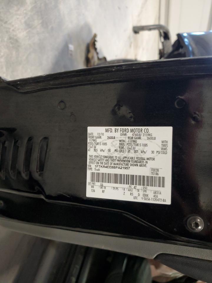 2011 Ford Ranger Super Cab VIN: 1FTKR4EE8BPA21957 Lot: 92114515