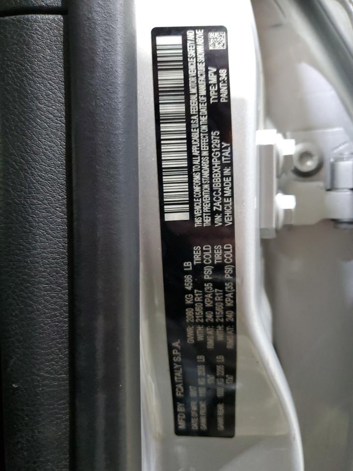 2017 Jeep Renegade Latitude VIN: ZACCJBBBXHPG12975 Lot: 93628645