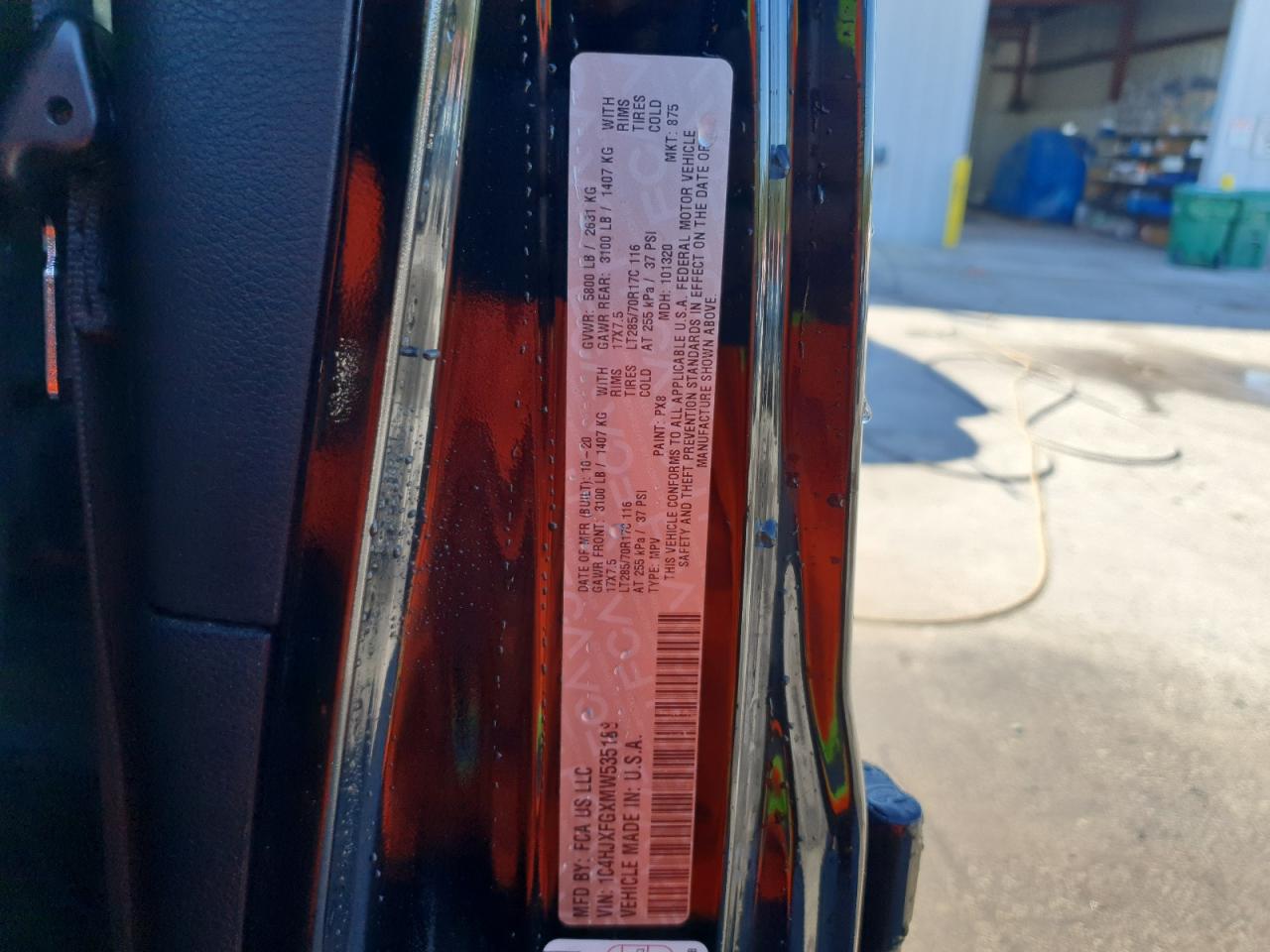 2021 Jeep Wrangler Unlimited Rubicon VIN: 1C4HJXFGXMW535188 Lot: 92507355