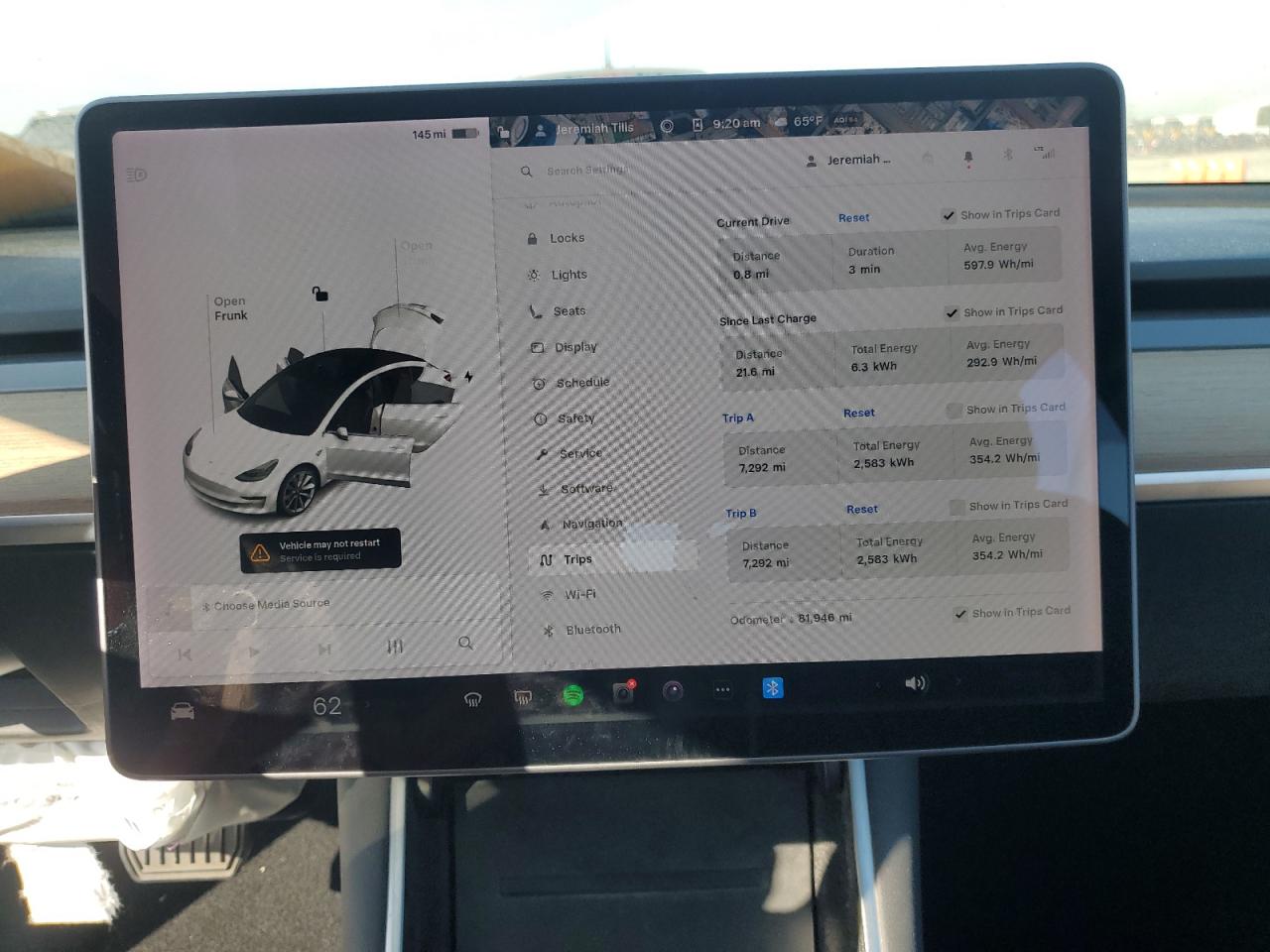 2020 Tesla Model 3 VIN: 5YJ3E1EBXLF621721 Lot: 92537955