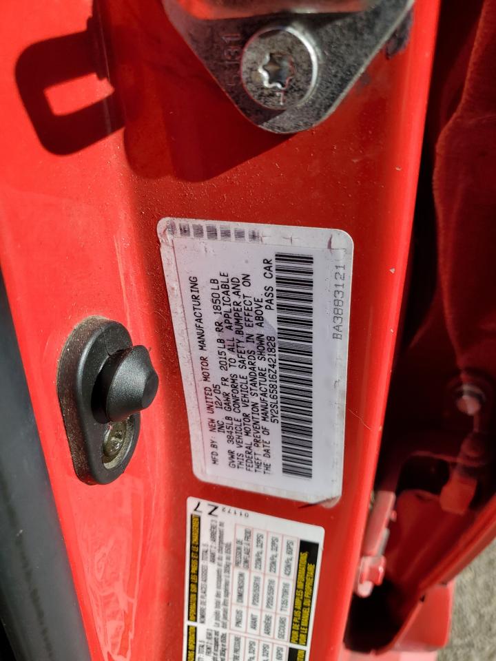 2006 Pontiac Vibe VIN: 5Y2SL65816Z421828 Lot: 90236975