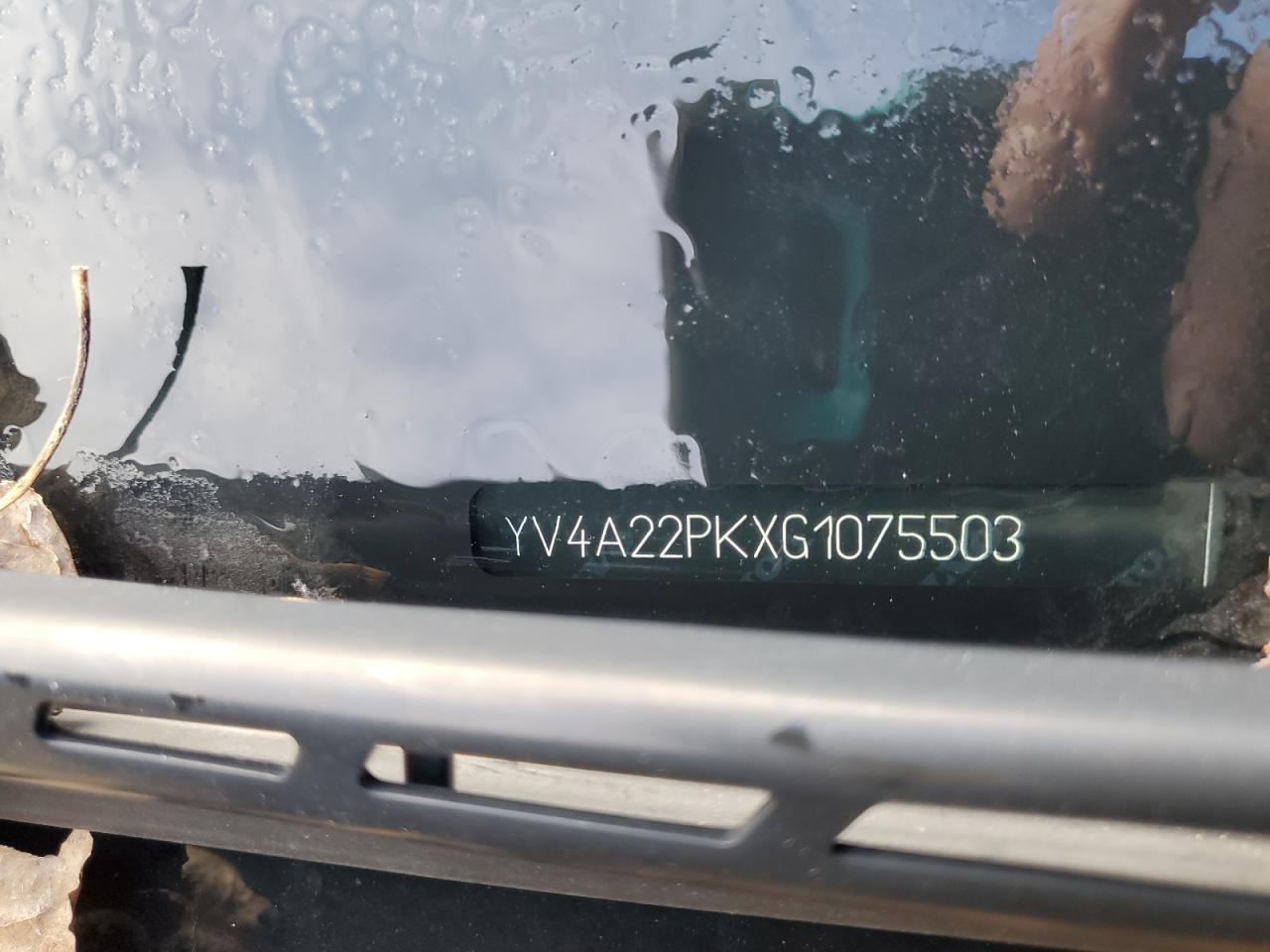 2016 Volvo Xc90 T6 VIN: YV4A22PKXG1075503 Lot: 67118385