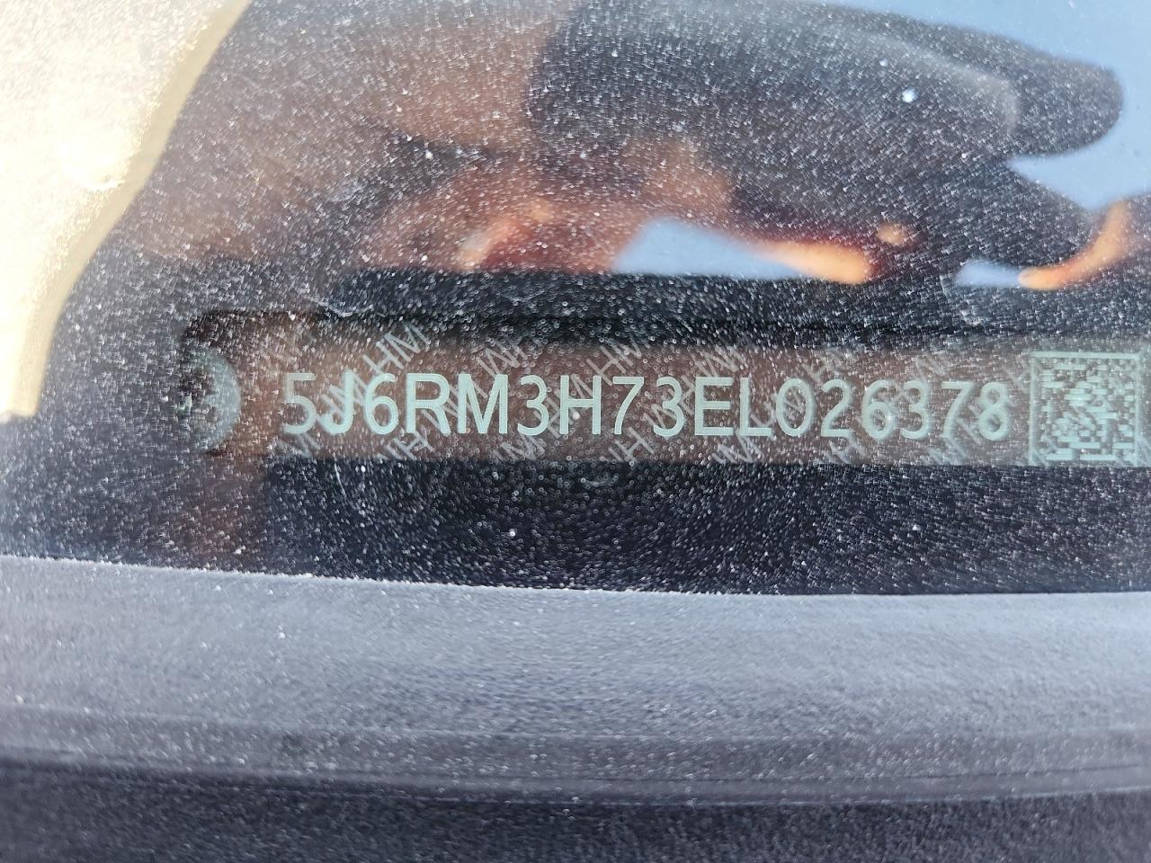 2014 Honda Cr-V Exl VIN: 5J6RM3H73EL026378 Lot: 92356245