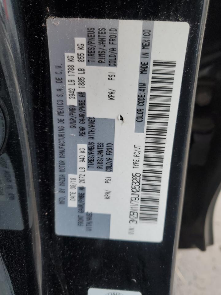 2018 Mazda 3 Gs VIN: 3MZBN1V79JM253285 Lot: 93605325