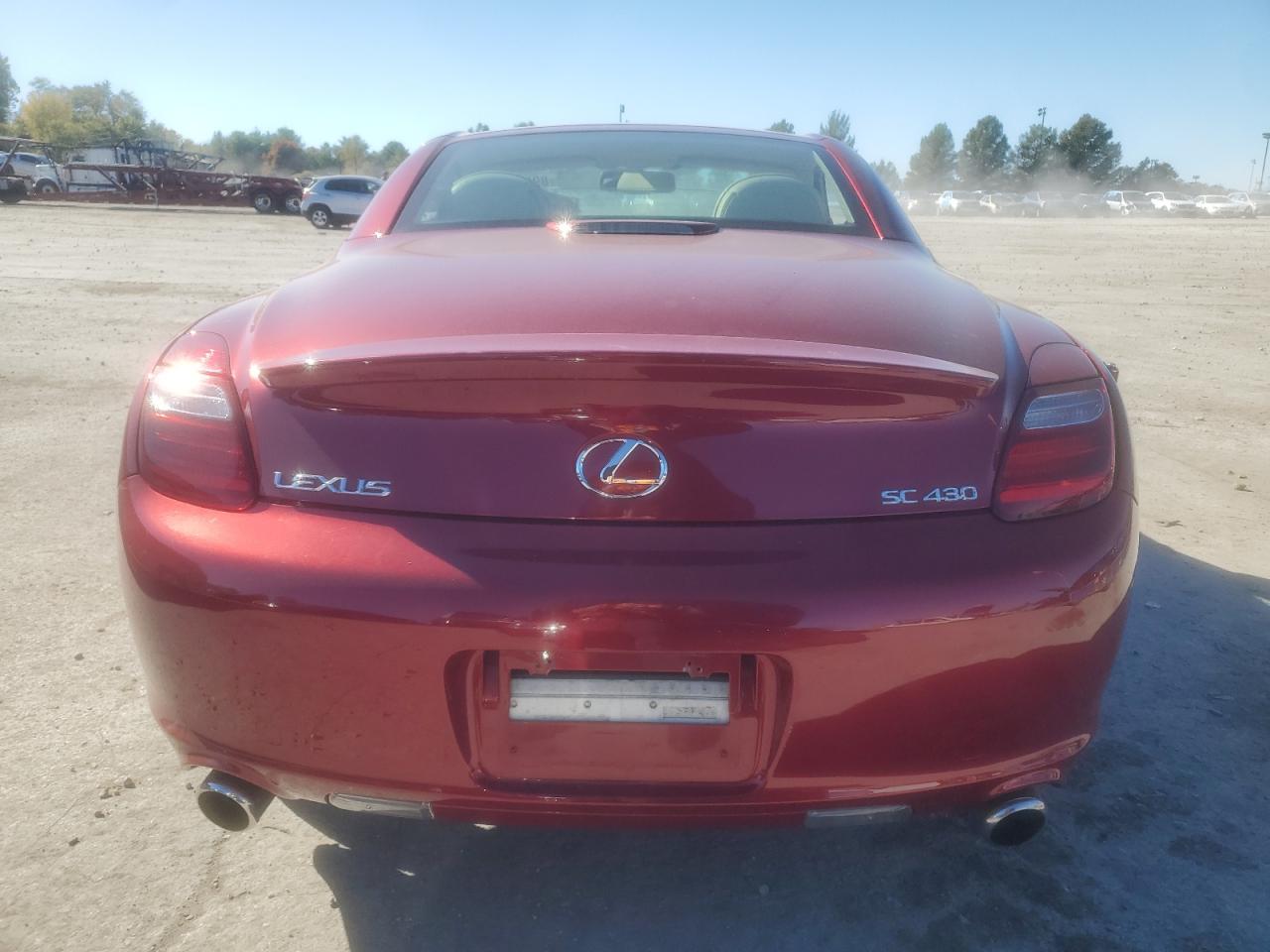 2006 Lexus Sc 430 VIN: JTHFN48Y369000560 Lot: 89508725
