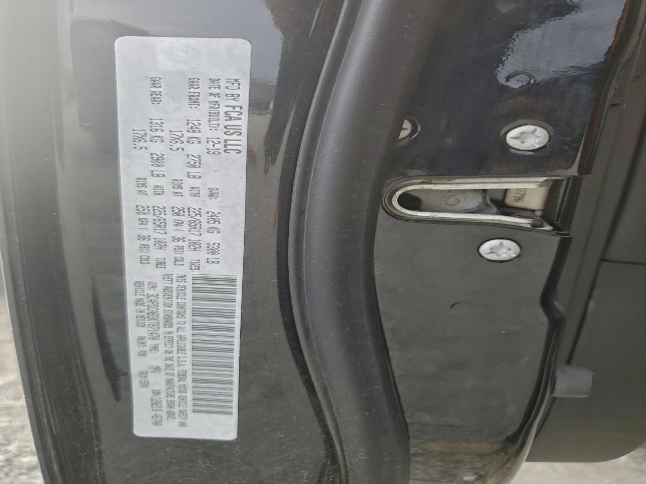 2019 Dodge Journey Se VIN: 3C4PDCAB3KT871470 Lot: 93757865