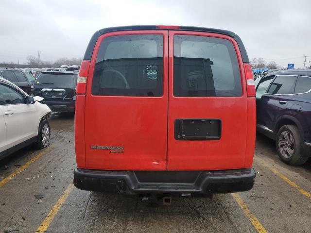  CHEVROLET EXPRESS 2014 Czerwony