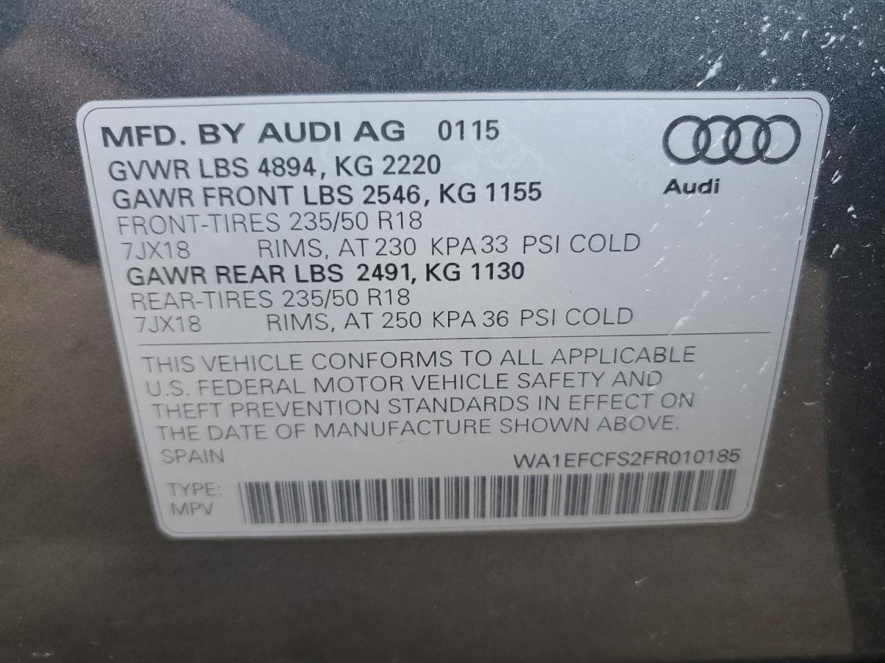 2015 Audi Q3 - Image 13