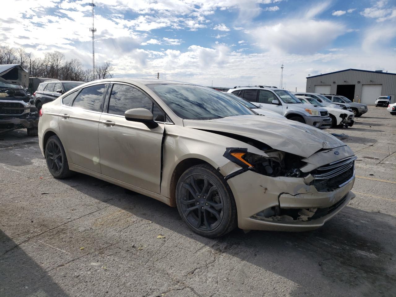 2018 Ford Fusion Se VIN: 3FA6P0HDXJR232092 Lot: 80531603