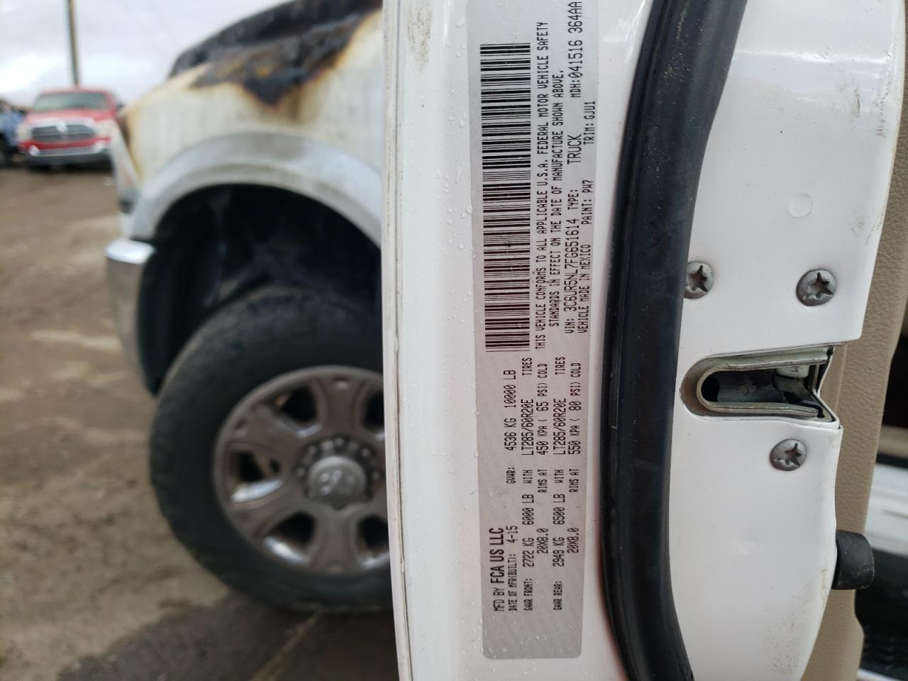 3C6UR5NL7FG651614 2015 Ram 2500 Laramie